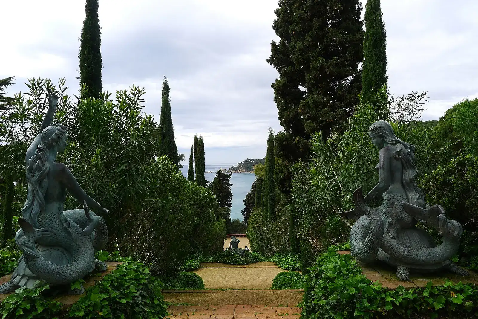 Escalinata de les Sirenes als Jardins de Santa Clotilde, a Lloret de Mar